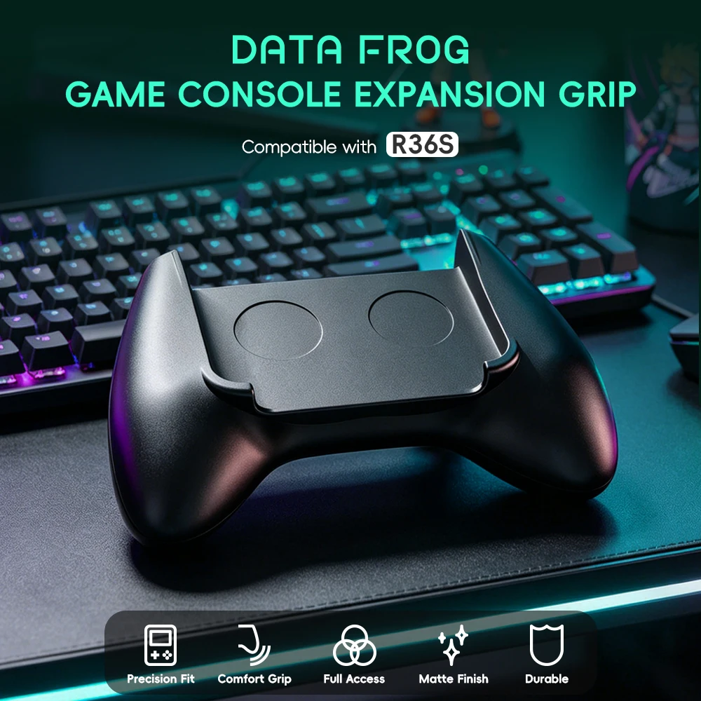 Retro Gaming Download - Data Frog R36S Game Grip Ergonomic