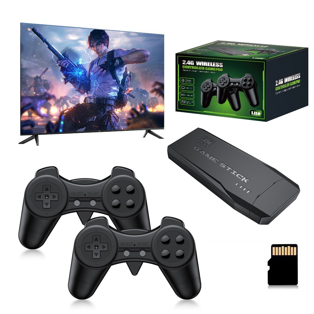 Retro Gaming Upscaler - Portable 4K Retro Game Stick Console