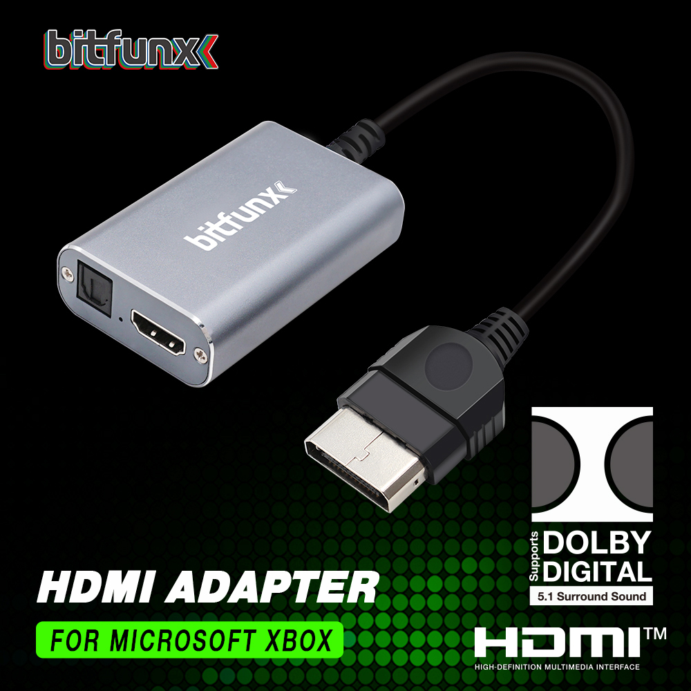 Retro Gaming Xbox - Bitfunx HDMI™ Adapter for XBOX Classic