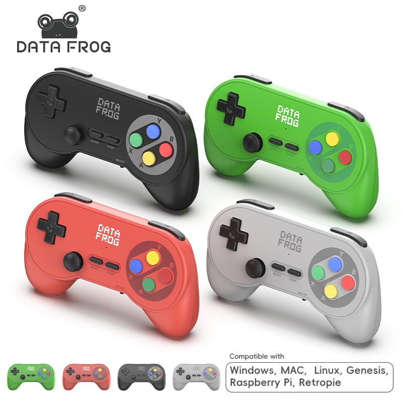 Retro Gaming Download - Data Frog PC07 Retro Wireless Gamepad,