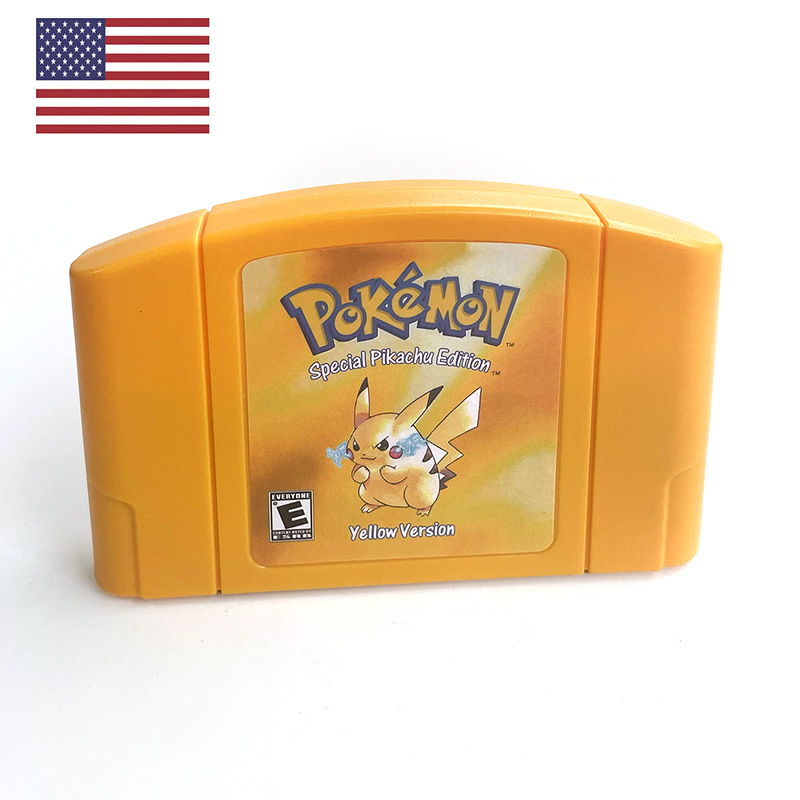 Retro Gaming Room - USA NTSC Version English Pokemon Yellow