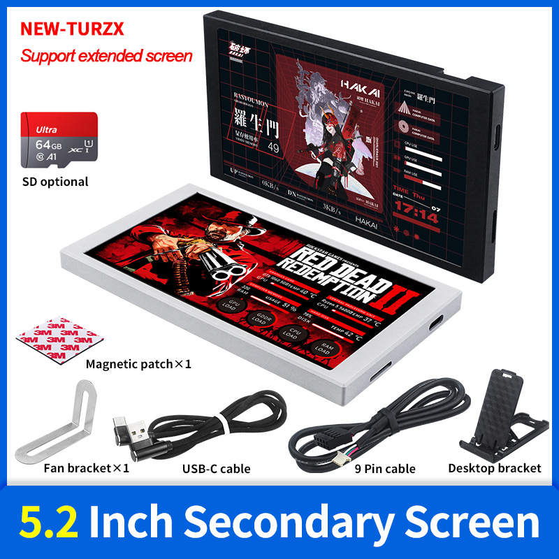 Retro Gaming Monitor - New 5.2 Inch IPS Type C