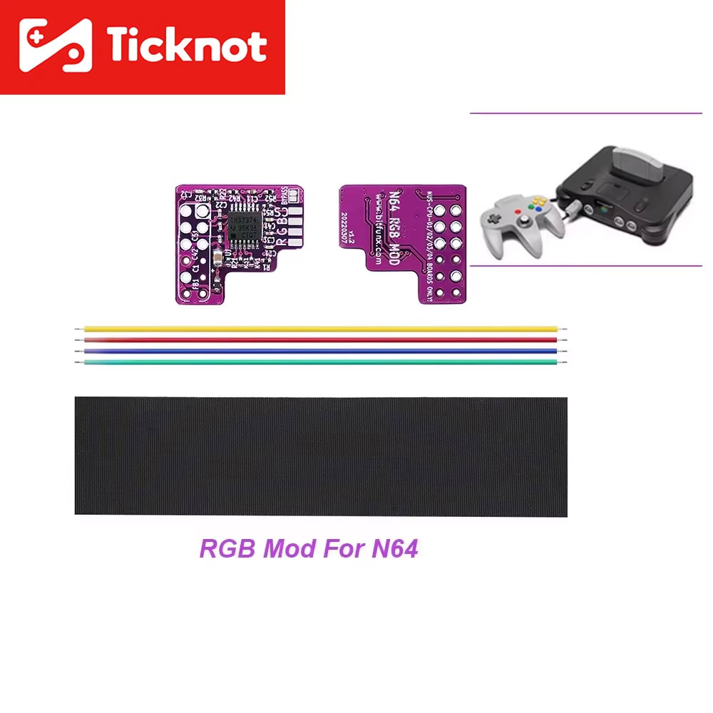 Retro Gaming Upscaler - RGB Mod Chip For N64 NTSC