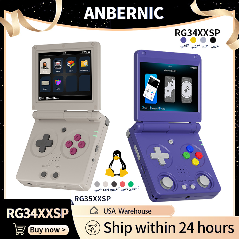 Anbernic RG34XXSP RG35XXSP Fli - Retro Gaming Upscaler ulasan dan harga