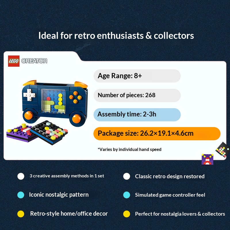 LEGO Creator 3in1 Building Blo - Retro Gaming Gif ulasan dan harga