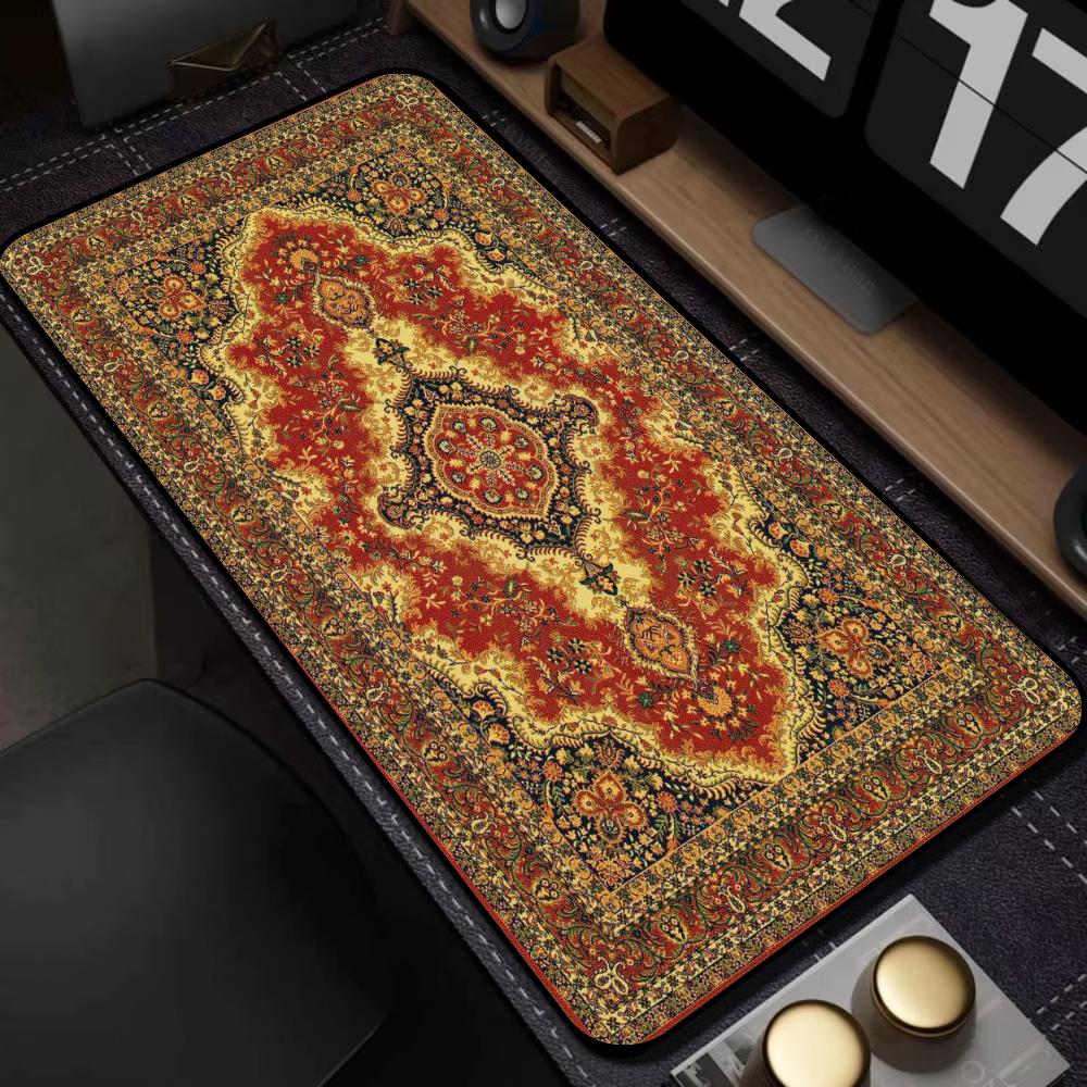 Vintage Persian Rug Pattern La - Retro Gaming Desk ulasan dan harga