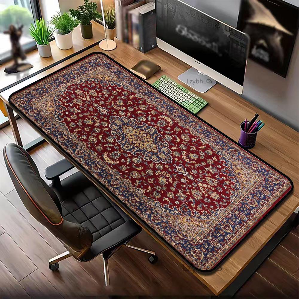 Vintage Persian Rug Pattern La - Retro Gaming Desk ulasan dan harga