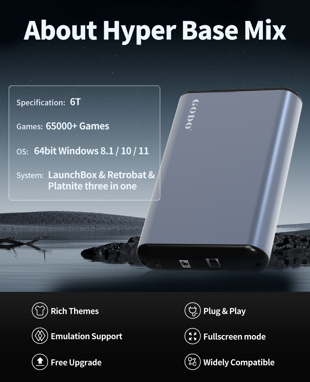 JMachen 6TB Portable Gaming HD - Retro Gaming Xbox ulasan dan harga