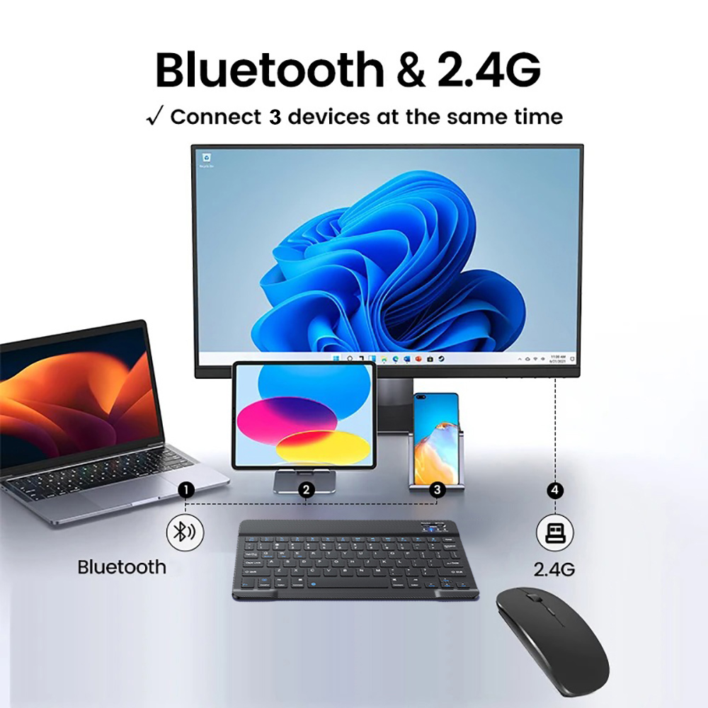 Keyboard Wireless Bluetooth 2. - Retro Gaming Mac ulasan dan harga