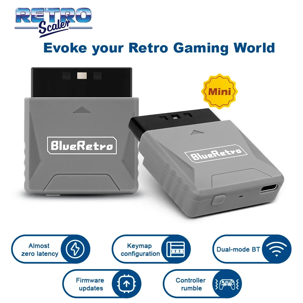 RetroScaler Mini Blueretro Rec - Retro Gaming Upscaler ulasan dan harga