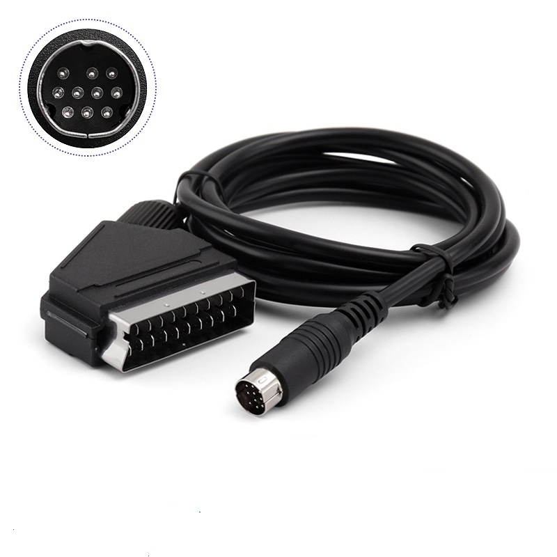 Real RGB Scart Cable TV Lead f - Retro Gaming Cables ulasan dan harga