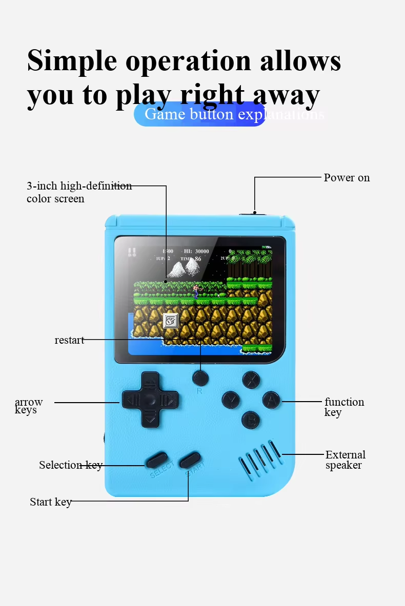 400 In 1 MINI Games Handheld G - Retro Gaming Upscaler ulasan dan harga