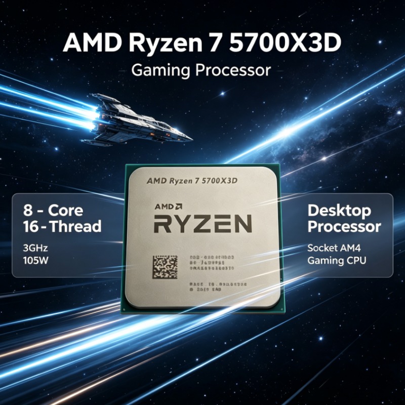 AMD Ryzen 7 5700X3D Desktop CP - Amd Cpu Ryzen 7 ulasan dan harga