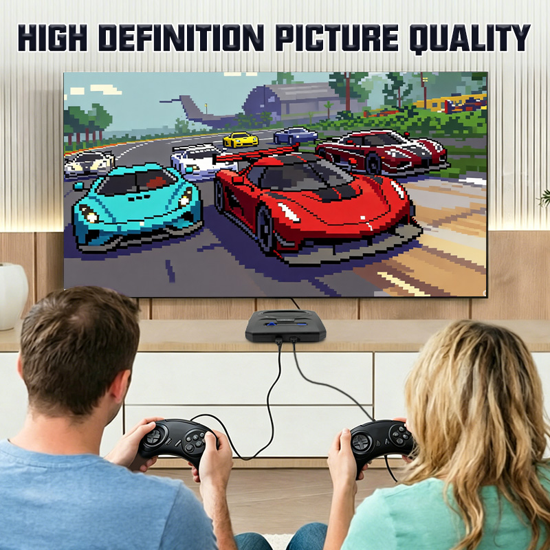 16Bit Retro Game Console 4K HD - Retro Gaming Cables ulasan dan harga