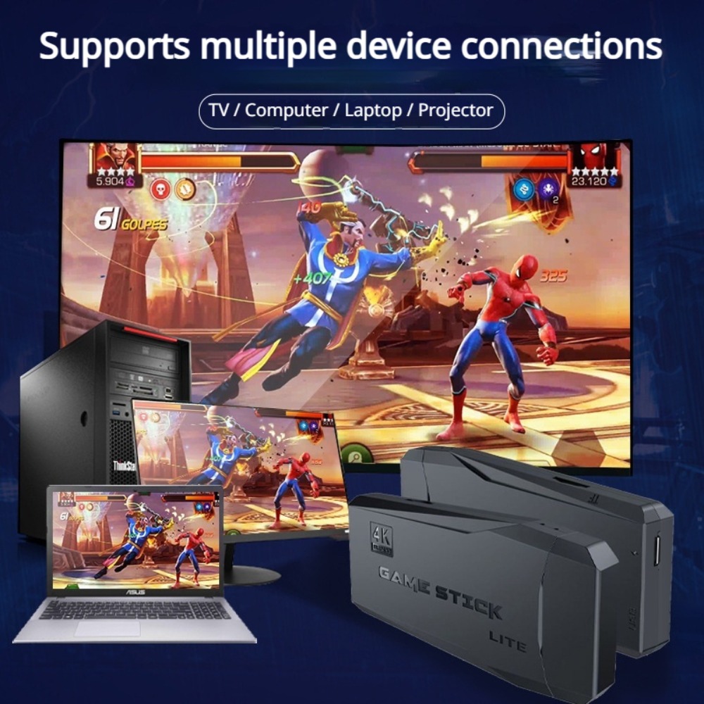 Portable 4K Retro Game Stick C - Retro Gaming Upscaler ulasan dan harga