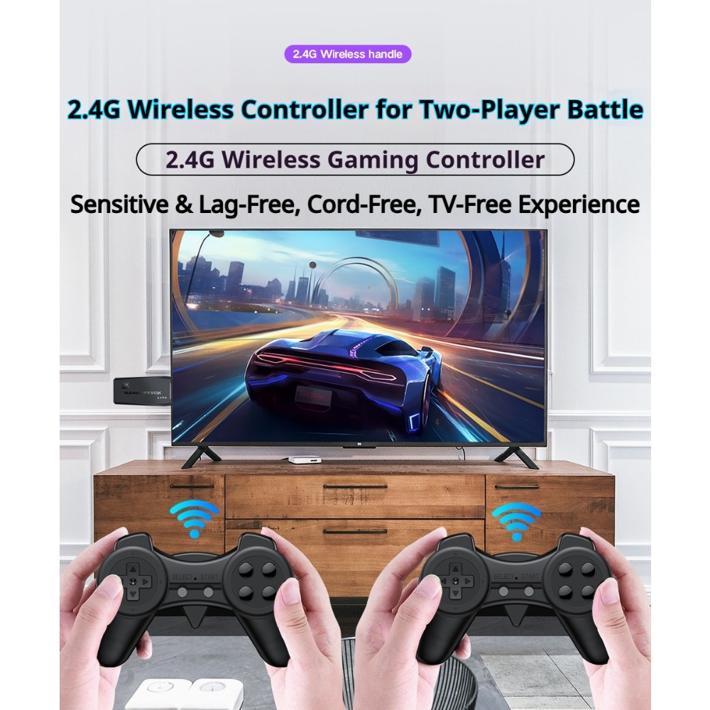 Portable 4K Retro Game Stick C - Retro Gaming Upscaler ulasan dan harga