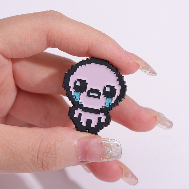 The Binding of Isaac Cry Brooc - Retro Gaming Gif ulasan dan harga