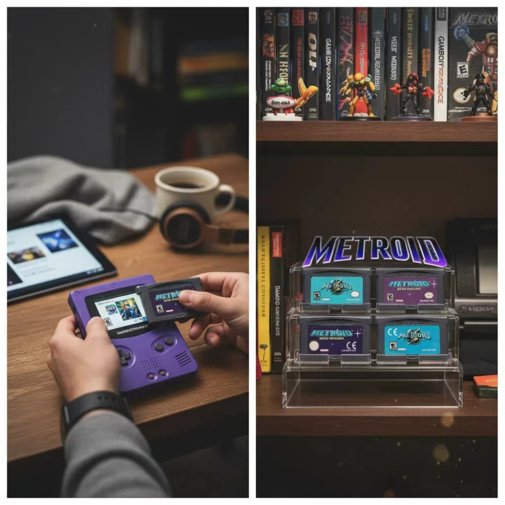 GBC 16 bit Pok é mon game cart - Retro Gaming Gif ulasan dan harga