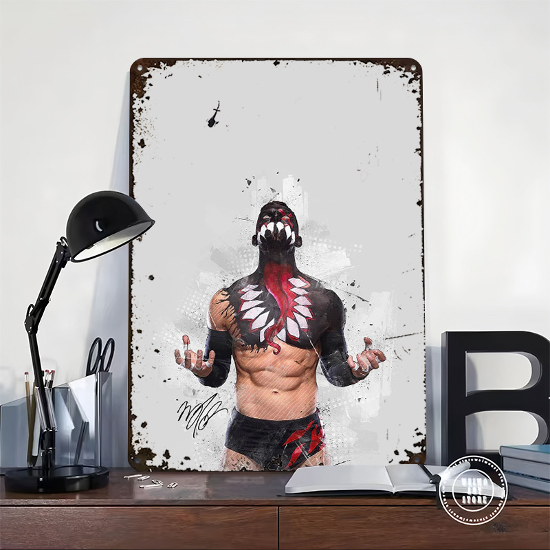 Finn Balor Poster Customized W - Retro Gaming Desk ulasan dan harga