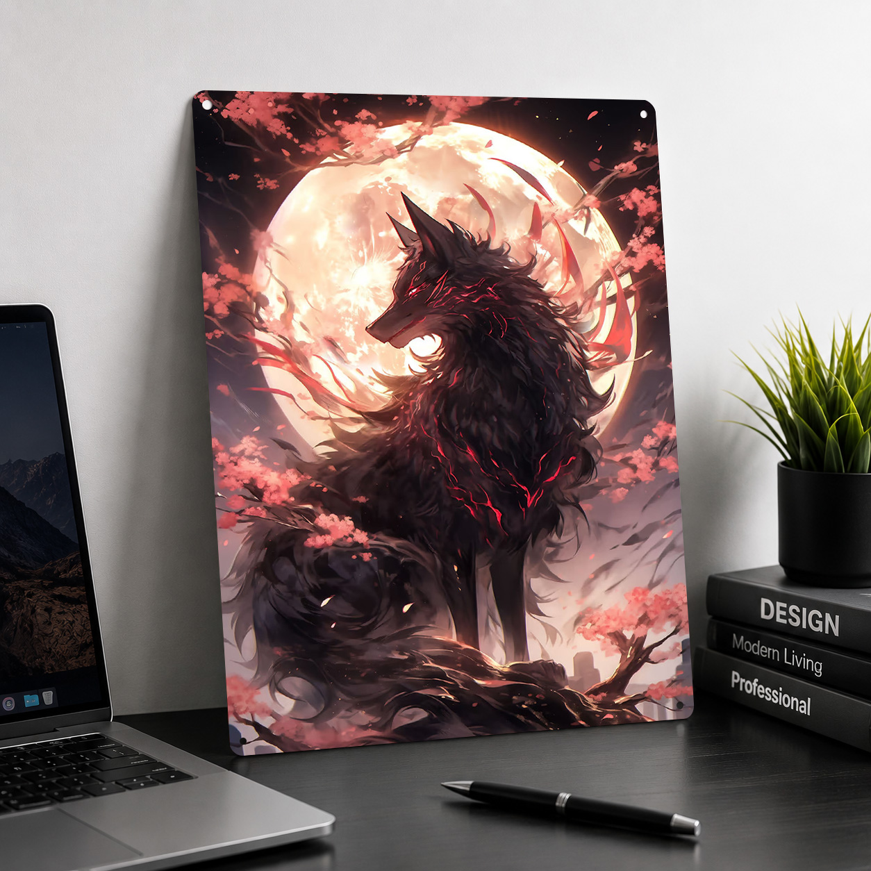Black Sakura Kitsune 3D Printe - Retro Gaming Desk ulasan dan harga