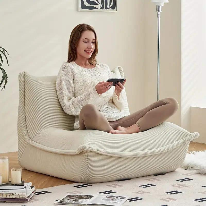 Compressed Lazy Sofa Single Re - Retro Gaming Lounge ulasan dan harga