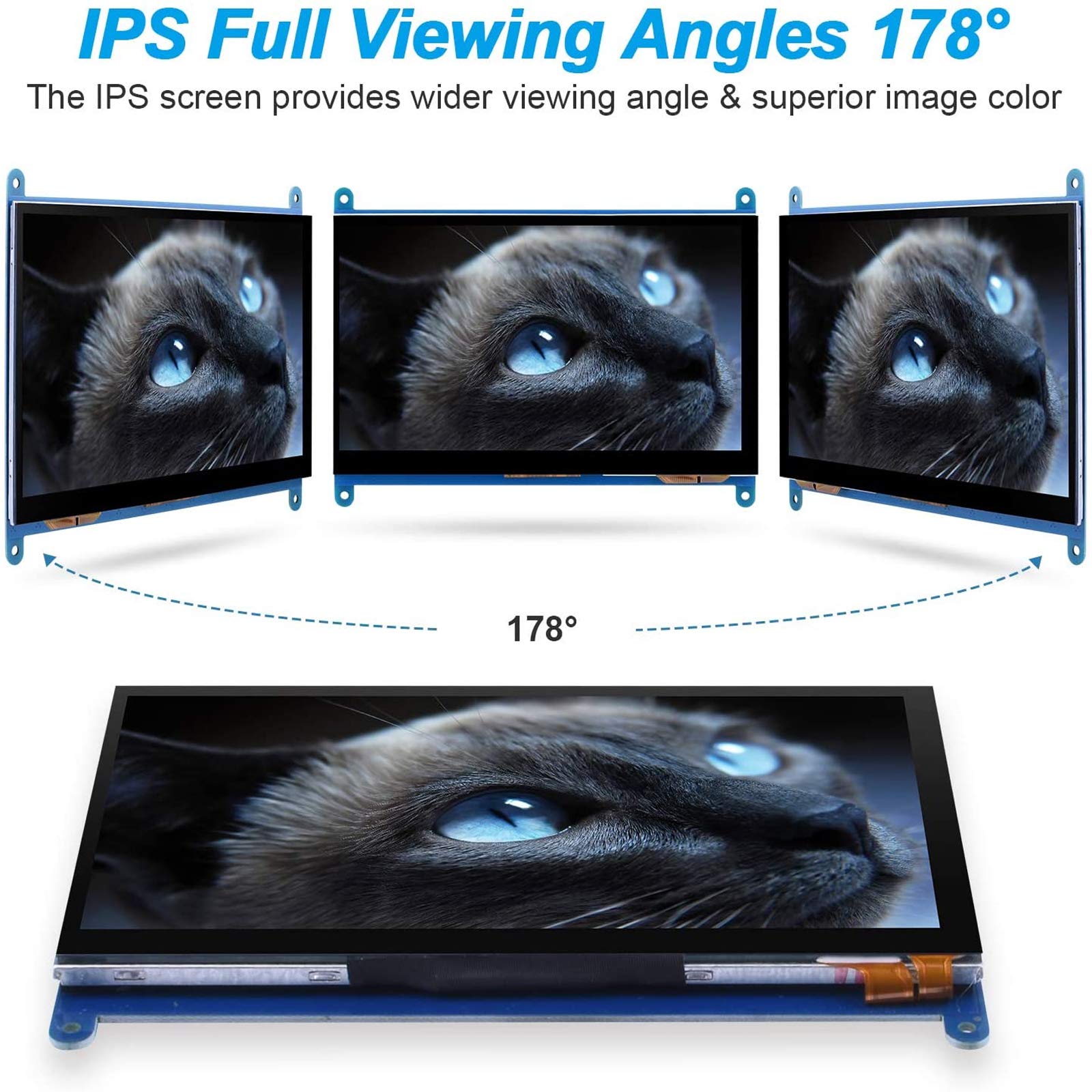 Portable 1024x600 HD Display 7 - Retro Gaming Monitor ulasan dan harga