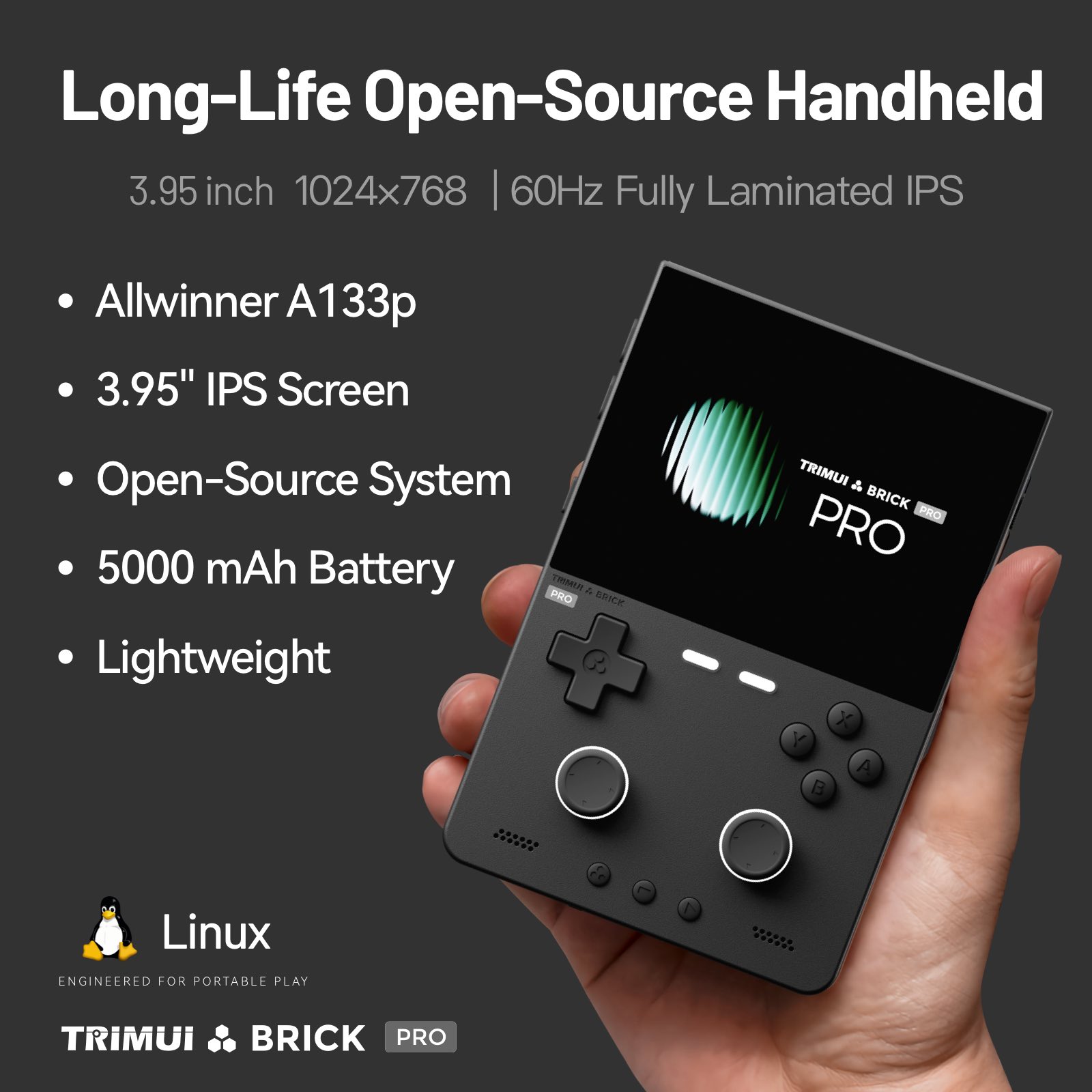 2026 TRIMUI BRICK PRO Retro Ha - Retro Gaming Handheld 2026 ulasan dan harga