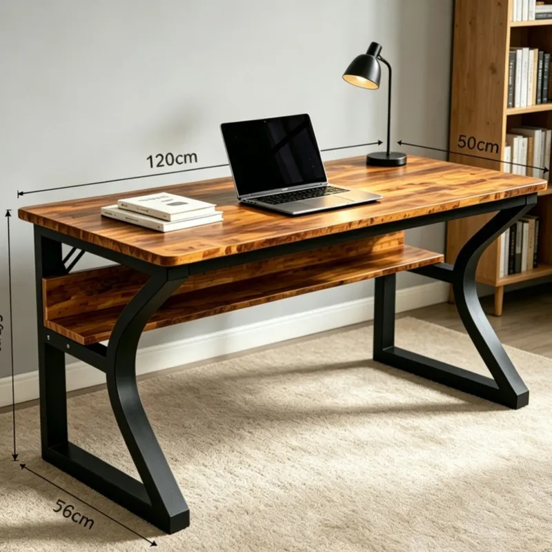 Retro Wrought Iron Computer De - Retro Gaming Desk ulasan dan harga