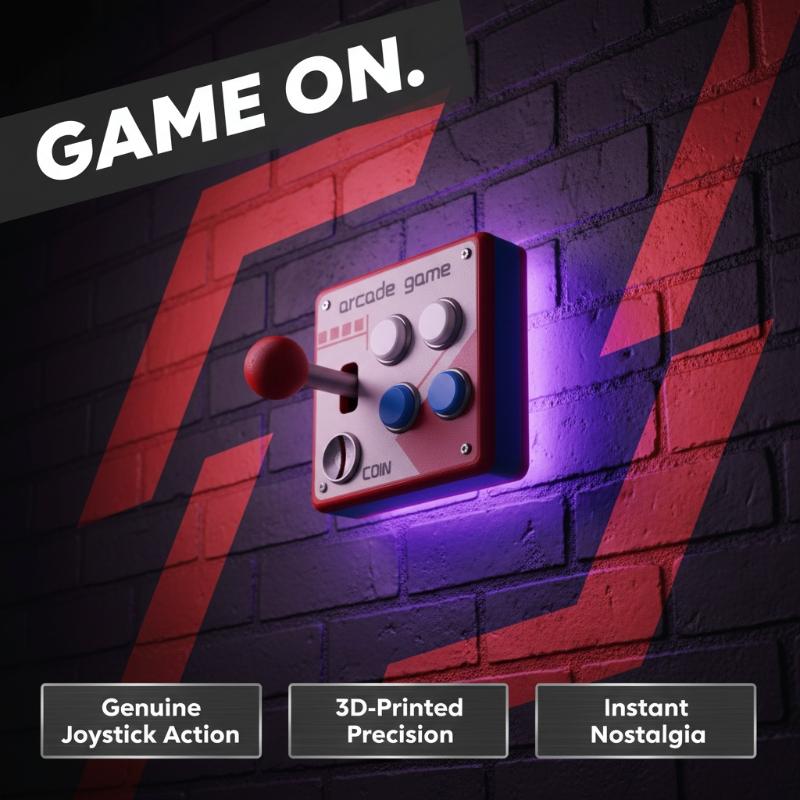 Retro Arcade Game Button Switc - Retro Gaming Gif ulasan dan harga