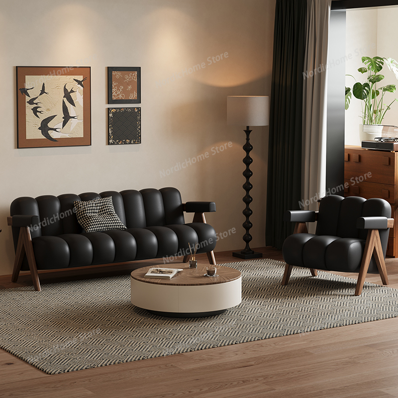 French Retro Sofas Black Livin - Retro Gaming Lounge ulasan dan harga